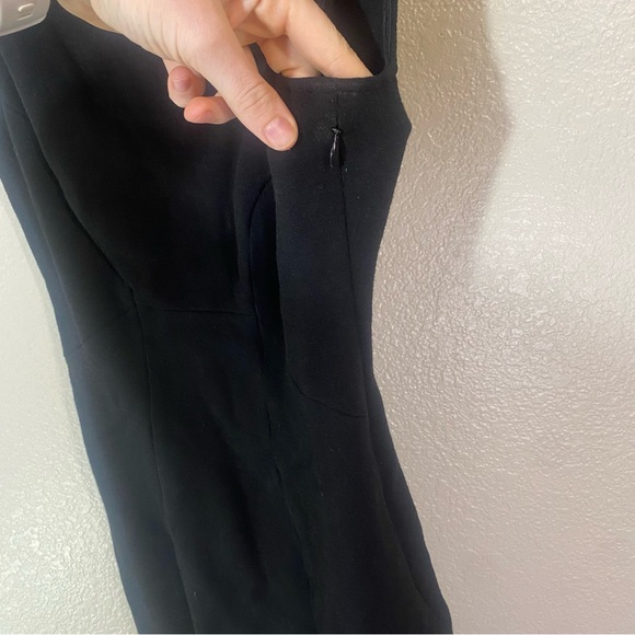 DVF DIANE VON FURSTENBERG PANSY BLACK CLASSIC WOOL DRESS COCKTAIL SIZE 2 - Picture 6 of 9